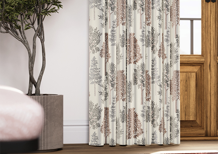 Coppice Faux Silk, Ginger - Made to Measure Curtain - Image 5